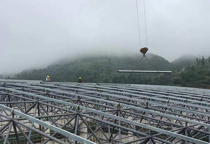 仪征网架施工